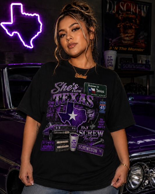 She’s from Texas Screwed up